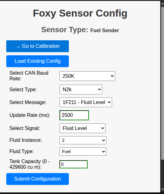 LiDaR Fuel Sender to NMEA 2000® PWM Module